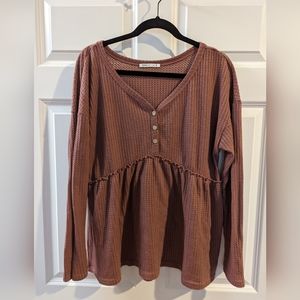 Pinkmstyle long sleeve shirt